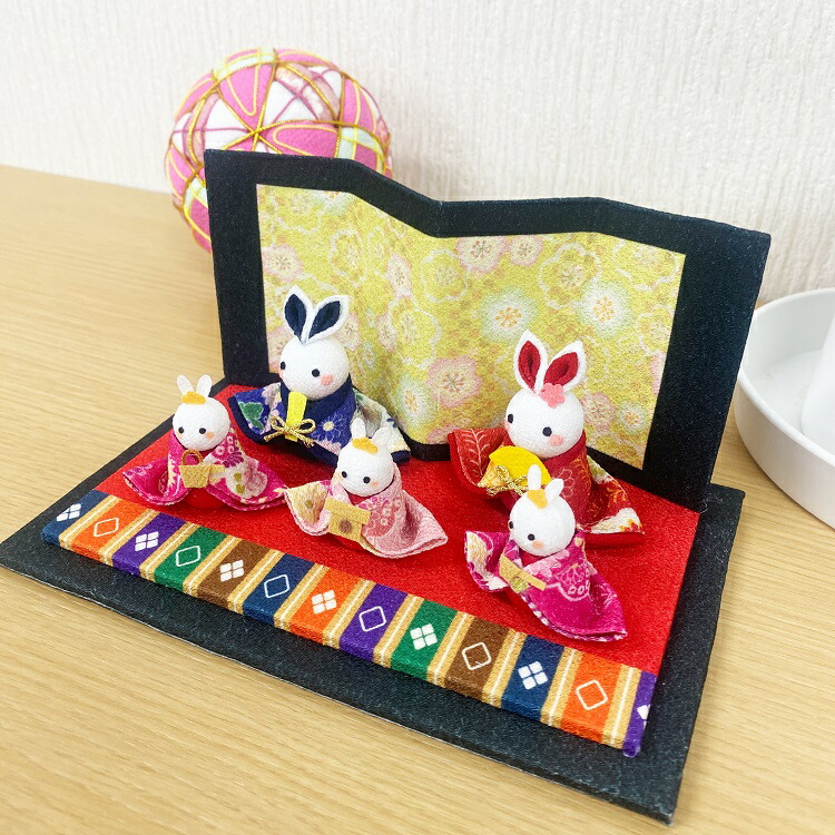 国内在庫 名前旗 女の子 雛祭 つまみ細工 お雛様セット 大 節句 コンパクト ミニサイズ 置物 玄関 プレゼント ミニチュア 手のひらサイズ ひな祭り ひな人形 お雛様 お内裏様 桃の節句 ちりめん細工館 置き飾り かわいい 和雑貨 Fucoa Cl