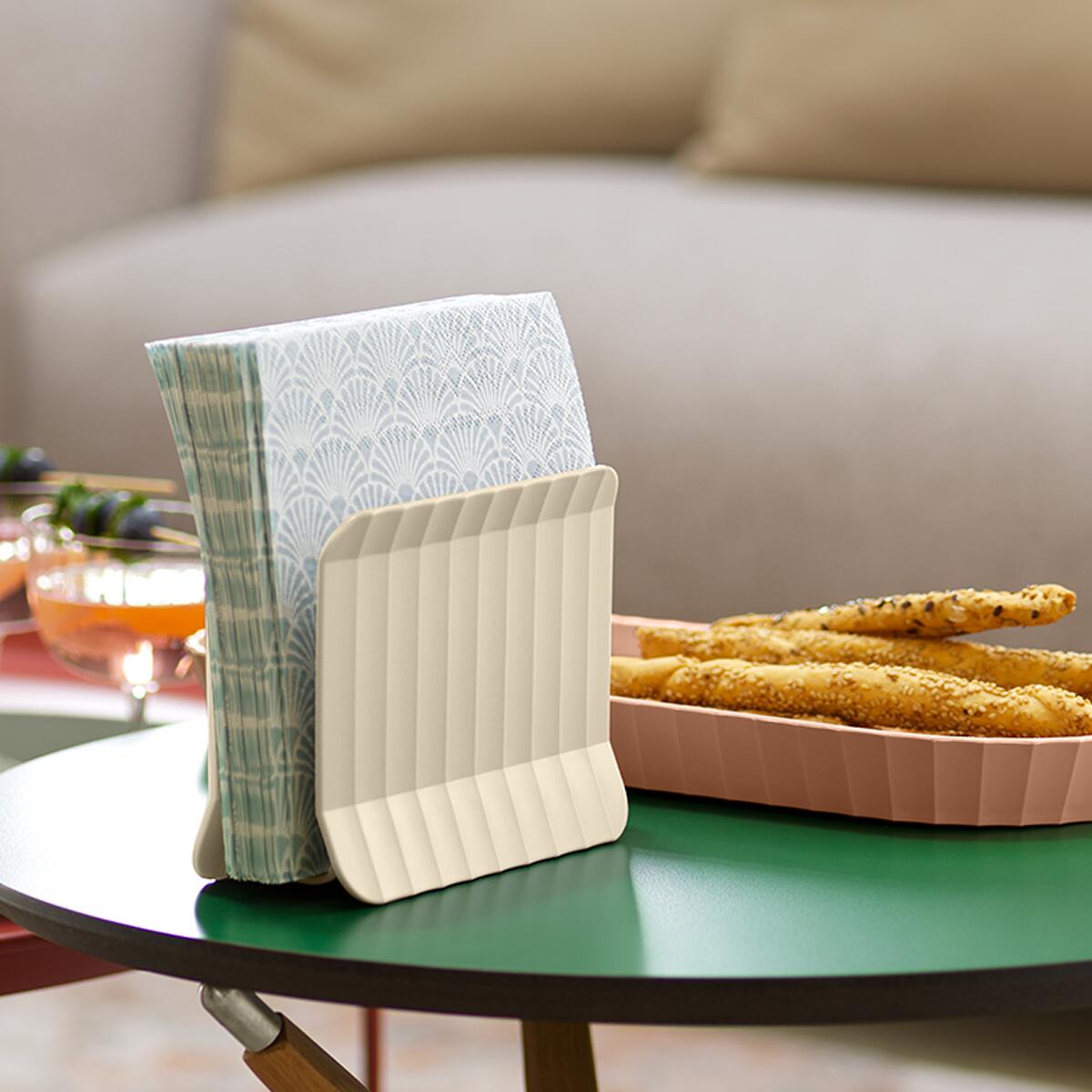 イタリア製ナプキンホルダーデザイン食器イタリア製御前上等ダイニングテーブルポリプロピレン