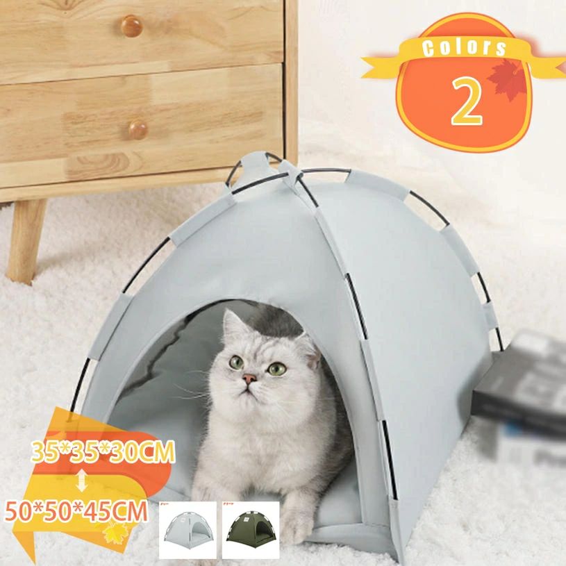 ペットグッズ シンプル おしゃれ 防風対策 洗濯可能 組み立て簡単 通気性いい 御洒落 かわいい 四季通用 子犬 小型犬 マットレス付き 猫小屋 犬小屋 猫用ベッド 犬用ベッド ハウス 秋冬用 室内 テント ベッド ペット