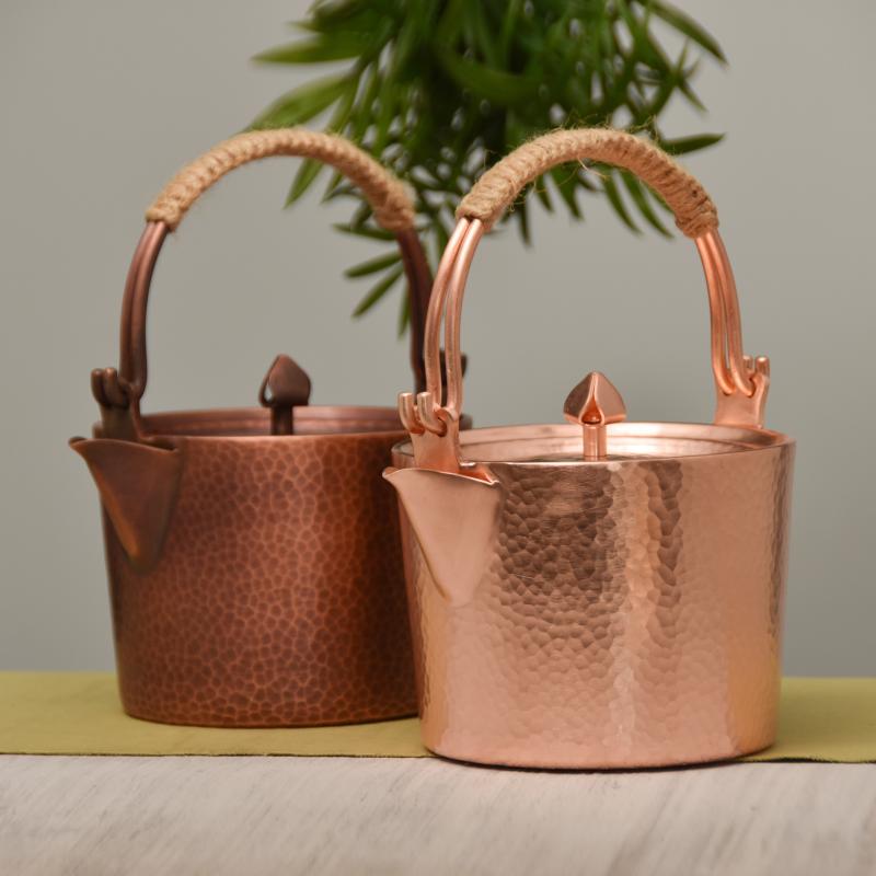お茶ひと休み 窈窕たる 言い慣わし芸術 特殊 分かりやすい カンフーティー レトロ 余暇活動 付属品 茶器 茶道具 ティーポット 銅製 湯わかし 急須 湯わかし