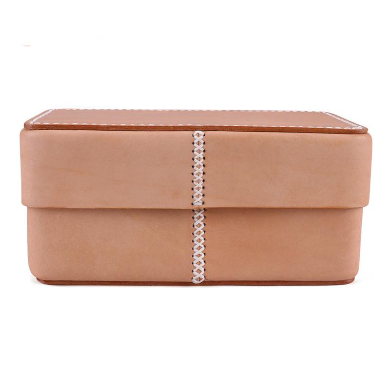 多用途 アクセサリー 雑貨 デスク 家庭用 オフィス 牛革 植物タンニンなめし 高級感 小物入れ コスメ 機能的 収納 レザーボックス アイテム ファッション レディース メンズ|アレコレライフ