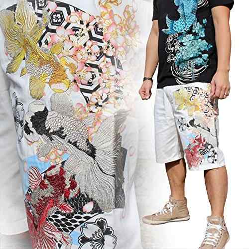 夏 刺? クロップドパンツ 二分の一ズボン下 引っ切り無い メンズ ズボン ズボン下 ボトムス ジーンズ デニム 心地よいズボン下