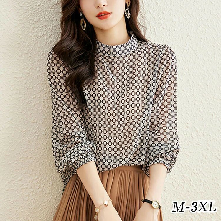 大人可愛い 60代 50代 40代 30代 OL 女性 通勤 仕事 ビジネス オフィス フェミニン おしゃれ オフィス きれいめ トップス 長袖 シャツ 秋冬 レディース ブラウス