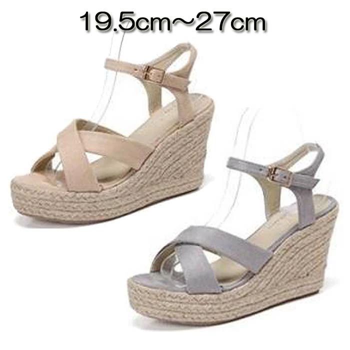 レディース 21cm 27cm ウェッジソール 厚底 25cm 26cm 20.5cm 大きいサイズ 24.5cm 22.5cm 23cm サンダル 19.5cm 23.5cm 20cm 25.5cm 疲れない ストラップ 26.5cm 22cm 21.5cm 小さいサイズ ミュール 24cm 厚底サンダル