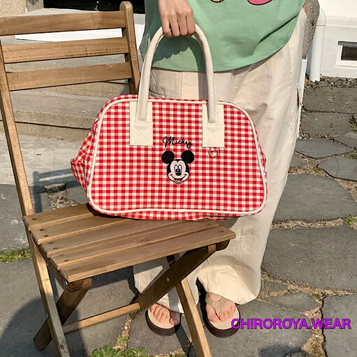 【20-30日ほどで発送】ミッキー×ボストンBAG 5カラー ミッキー　ディズニー
