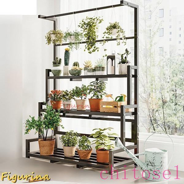 期間限定5%クーポン 屋外 室内 収納 ガーデンラック フラワースタンド 観葉植物 盆栽棚 スタンド 植木鉢台 花置き棚 植物スタンド S＆L風通しいい 錆びない 棚 chitose1 省スペース 整理整頓｜激安ショップ　チトセ