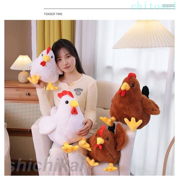 期間限定5%クーポン 抱き枕 ぬいぐるみ おんどり にわとり リアル インテリア ふわふわ 誕生日 chitose1 多機能 軽量 大容量 省スペース 家庭用 通勤通学 収納便利 着回し 多用途 オールシーズン 収納力抜群 業務用