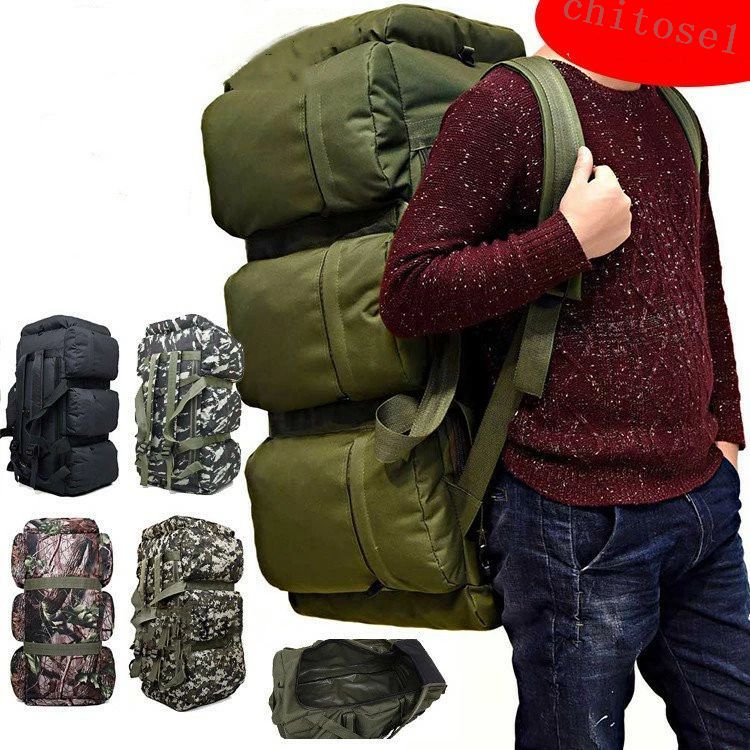 リュックサック 迷彩 リュック 大容量 90L バックパック 登山用 2WAY 防災 大きめ アウトドア 旅行 男女兼用