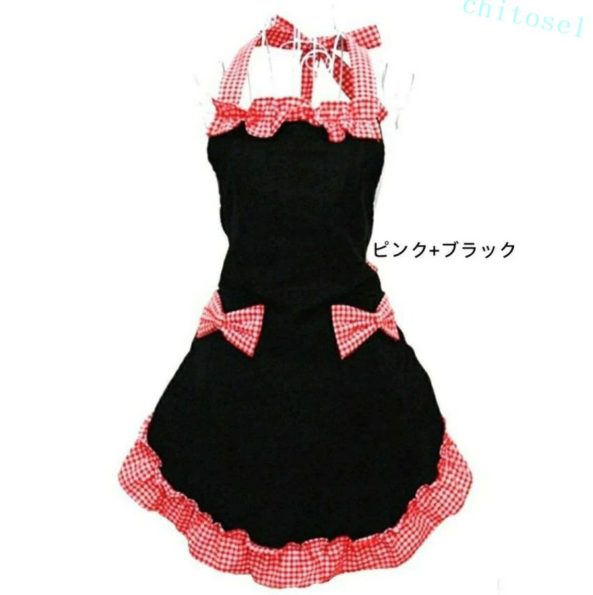 ホームキッチン家庭用新作洋風エプロン甘くフレッシュで可愛い少女エプロン四季に使える