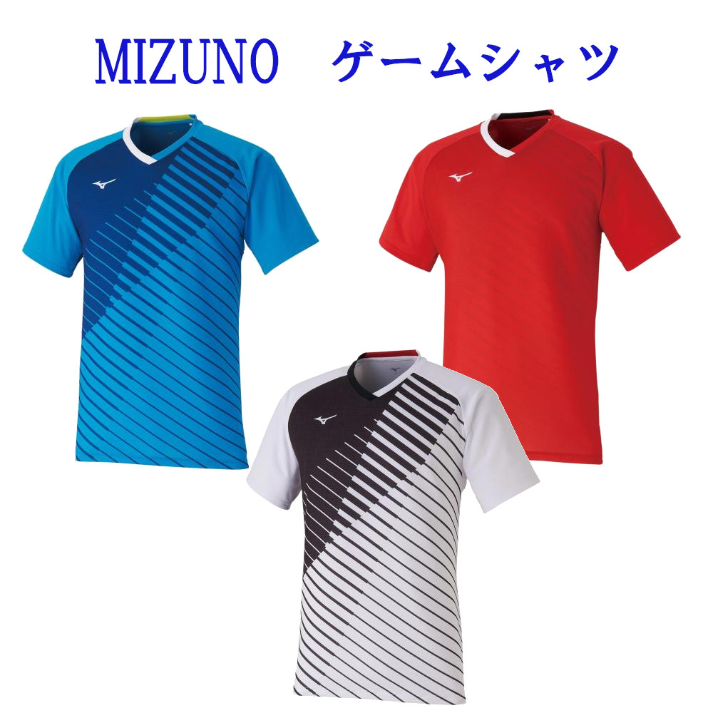 MIZUNO ミズノ数量限定ウエア Lサイズ　ユニセックス バドミントン テニス 楽天市場】ミズノ ゲームシャツ 62JA0007 メンズ ユニセックス