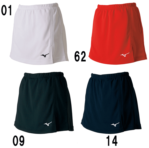 ミズノ スカート(インナースパッツ付き) 62JB7204JR バドミントン テニス ソフトテニス ウエア スコート ジュニア MIZUNO メール便対応 返品・交換不可
