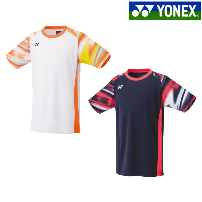 【美品・人気】ヨネックス　yonex 日本代表モデル ゲームシャツ ウェア　XO YONEX 10572 メンズゲームシャツ(フィットスタイル) ウェア
