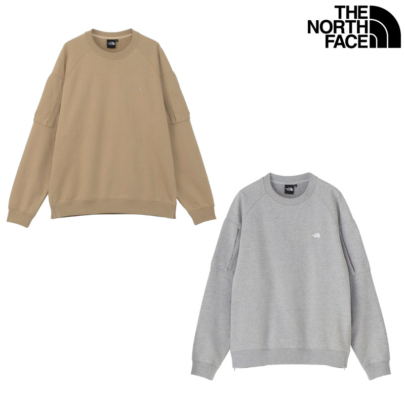 THE NORTH FACE ザ・ノース・フェイス CRスウェットクルー CR Sweat Crew NTM62410 ユニセックス 2024AW ノースフェイス