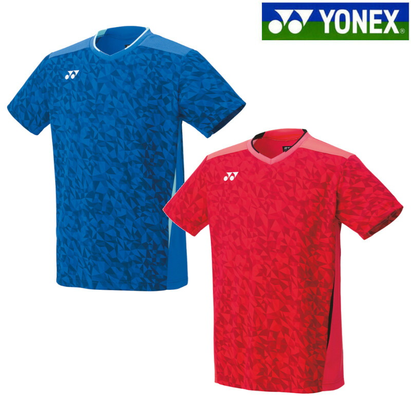 YONEX バドミントンメンズゲームシャツ Mサイズ レッド10506 YONEX 10506 メンズゲームシャツ(フィットスタイル) バドミントン