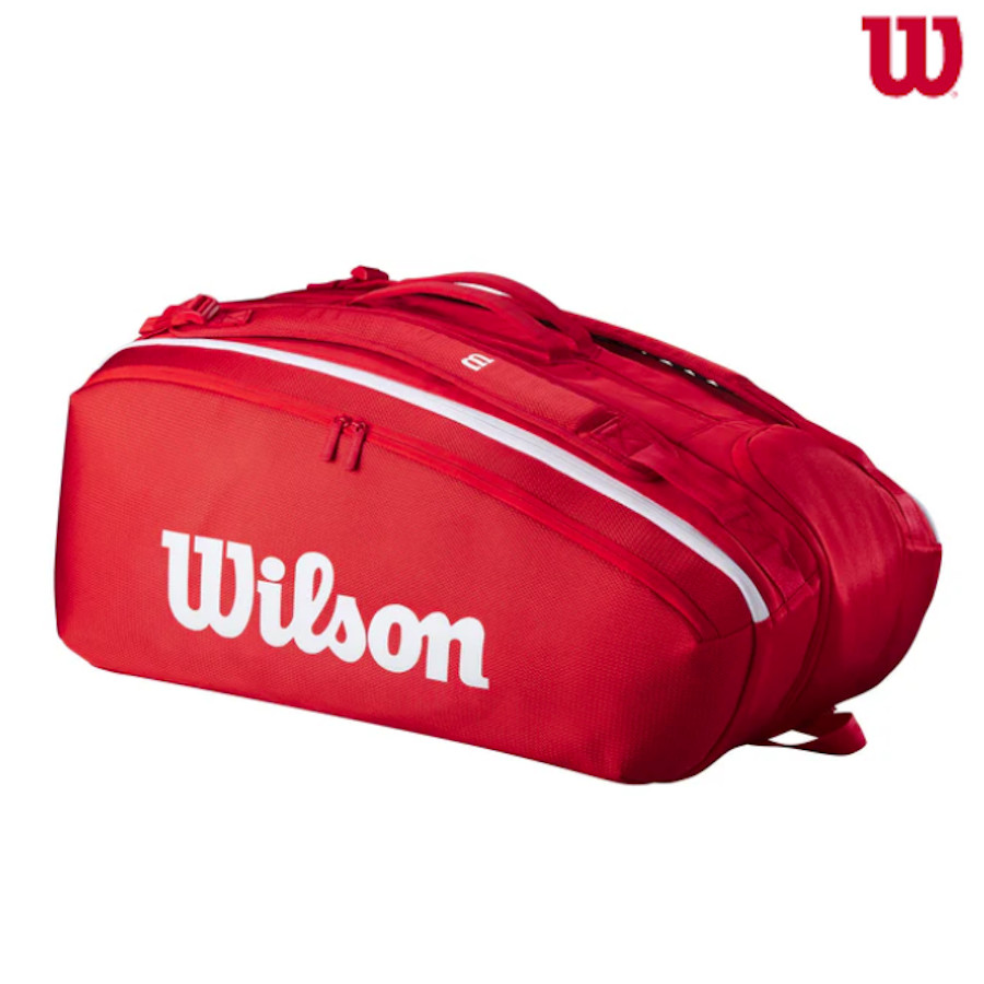 ウイルソン スーパーツアー レッド 15PK Super Tour Red 15PK ラケットバッグ 15本入り WR8036601001 2025SS