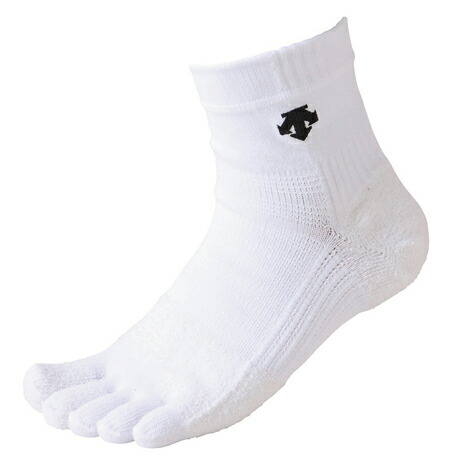 支持descente 5部手指超级市场短短袜dvb-9532排球短袜袜子5部手指yuu