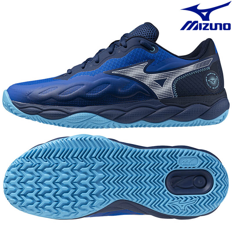 楽天市場】ミズノ テニスシューズ ウエーブエクシード 4 SW OC ブルー