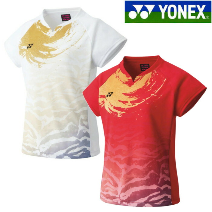 YONEX バドミントンゲームシャツ　日本代表 YONEX 20635 ゲームシャツ ウィメンズ ウェア(レディース