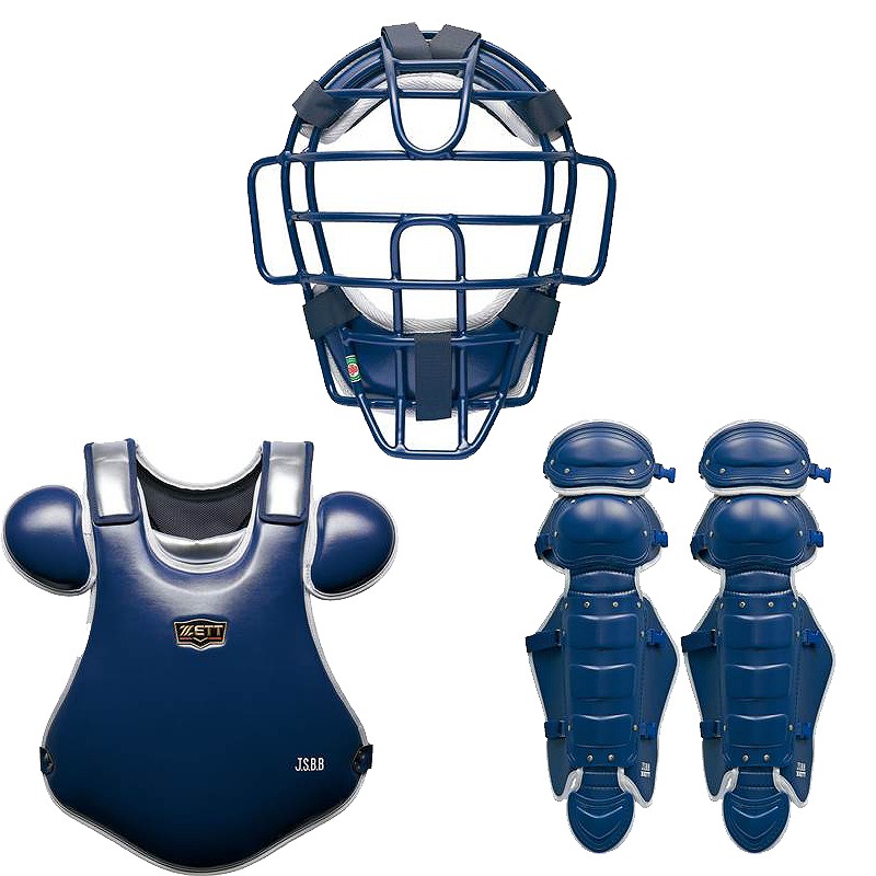 少年野球キャッチャー防具セット美品 ゼット 少年軟式 キャッチャー防具4点セット ZETT 【野球