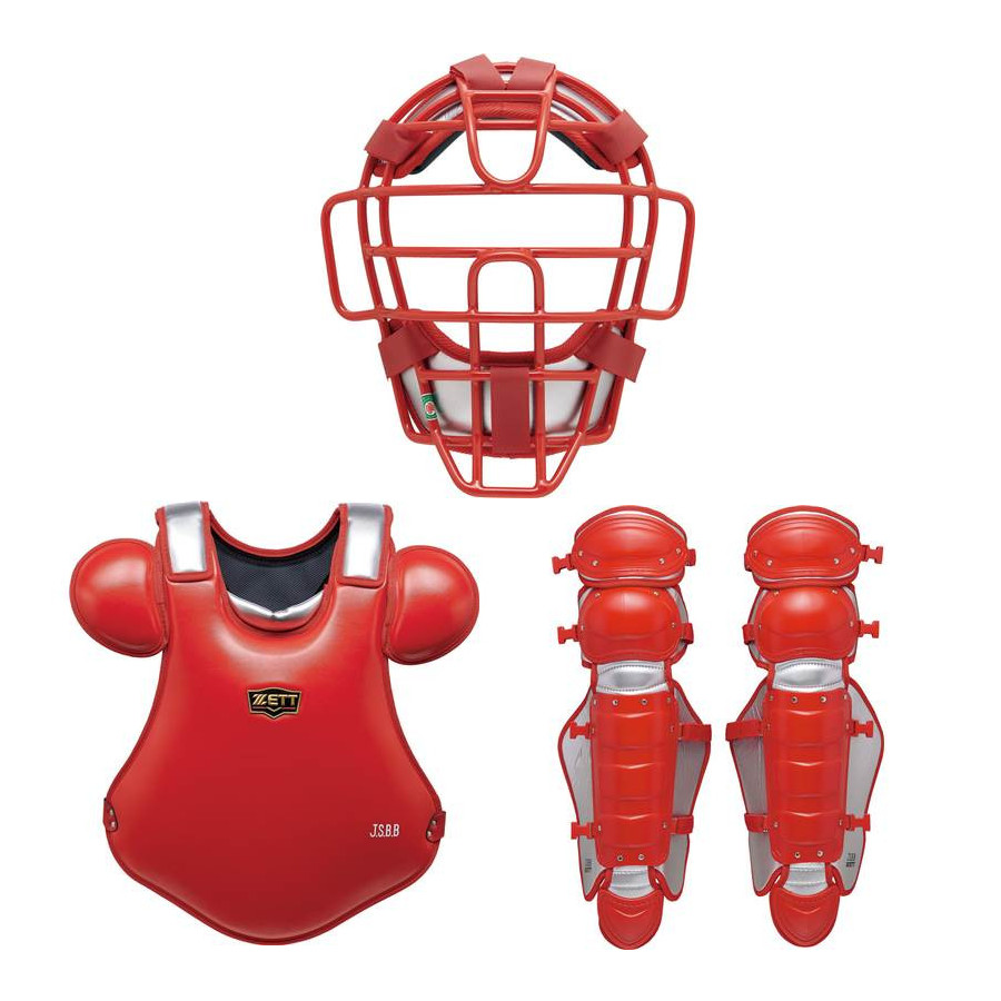 楽天市場】ゼット 少年軟式キャッチャー防具4点セット BL7330-6413