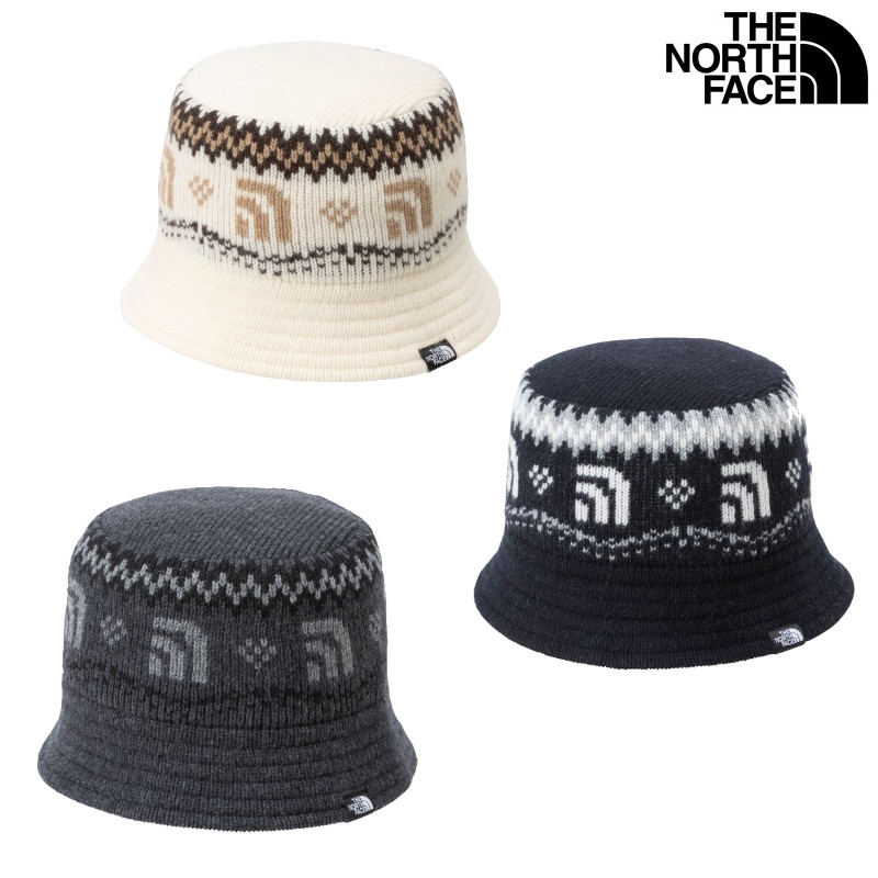 THE NORTH FACE ザ・ノース・フェイス ハーフドームノルディックウールハット Half Dome Nordic Wool Hat NN42435 メンズ 2024AW メール便対応 ノースフェイス