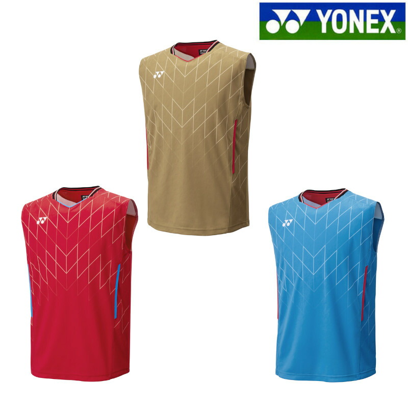 YONEX - YONEX バドミントン トナミ運輸 ゲームシャツ ノースリーブ 10547Y 楽天市場】ヨネックス ゲームシャツ(ノースリーブ) 10547Y