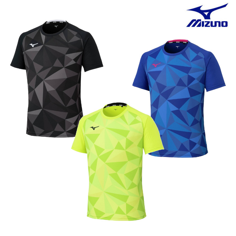 MIZUNO ソフトテニス ゲームウェア 3枚セット ゲームシャツ(ラケットスポーツ)|62JA0216|ウエア|テニス|ミズノ