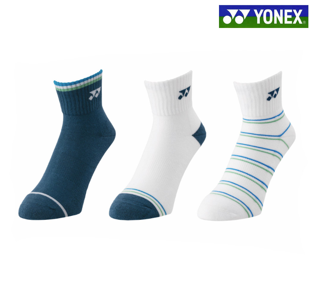 YONEX メンズ アンクルソックス 3足セット