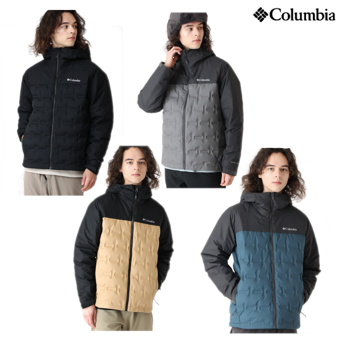 コロンビア グランドトレックIIIダウンフーデッドジャケット WE7857 2024AW ダウンジャケット フード フーディー アウター アウトドア 冬 パーカー