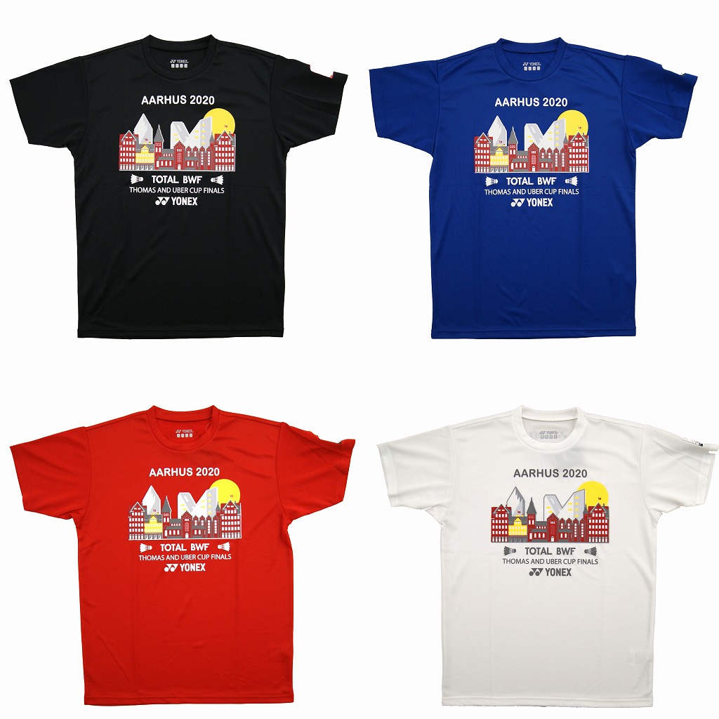 楽天市場 ヨネックス 年 トマス ユーバーカップ記念tシャツ Yob150 ss ゆうパケット メール便 対応 チトセスポーツ楽天市場店