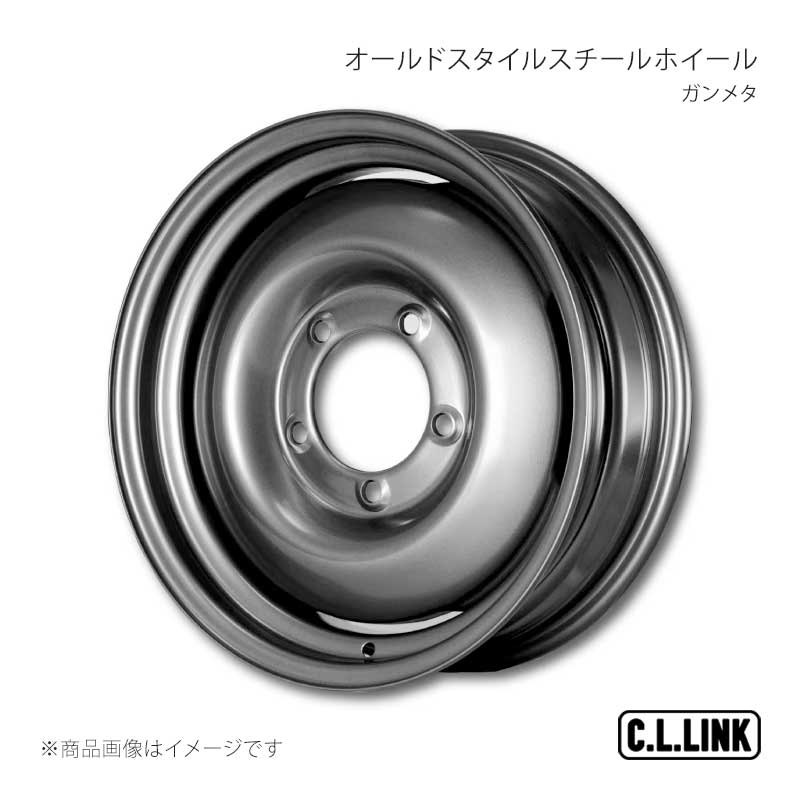 C.L.LINK シーエルリンク CL20 オールドスタイルスチールホイール 16×5.5J +20 139.7 5H ガンメタ ジムニー CL20Wheels 1655GM