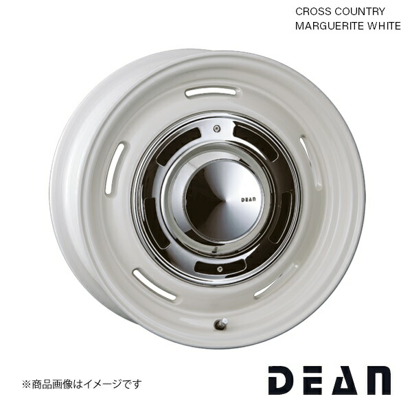 ディーン クロスカントリー 16インチ 6穴 6H 139.7 8.0J +0 ホイール 4本 マーガレットホワイト CROSS COUNTRY DEAN