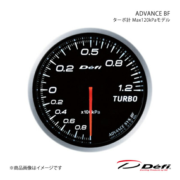 Defi デフィ ADVANCE BF/アドバンスビーエフ ターボ計 Max120kPaモデル Φ60 照明色:ホワイト DF10001|千歳交易 店
