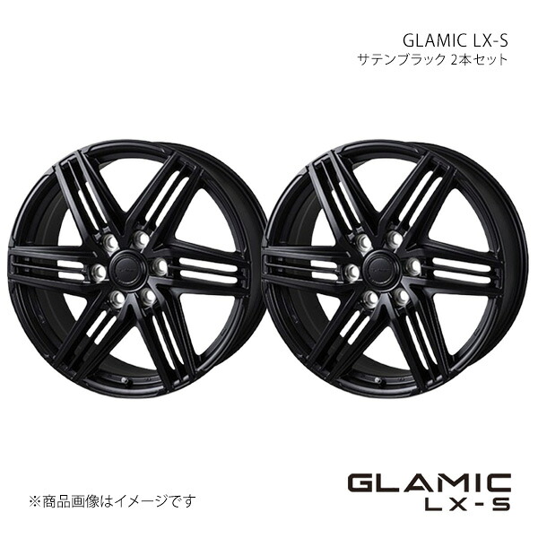 GLAMIC LX-S LX600 VJA310W 2022/1～ アルミホイール2本セット【18×8J 6-139.7 +55 サテンブラック 平座】