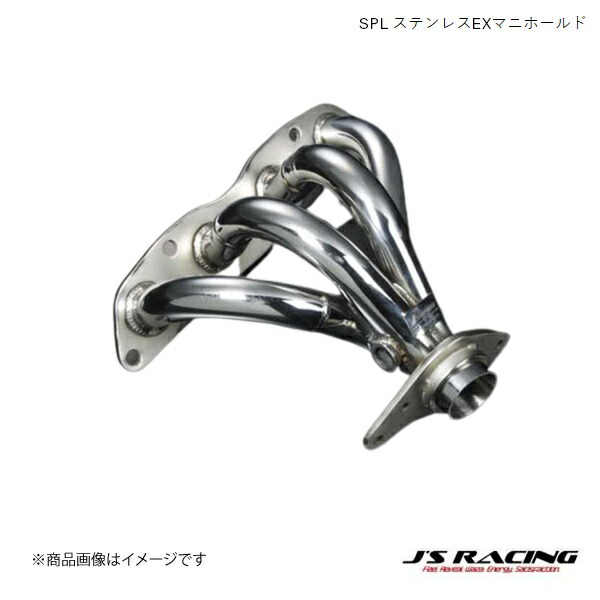 J'S RACING/ジェイズレーシング SPL ステンレスEXマニホールド モビリオスパイク GK1 EX-MANI エキゾーストマニホールド XA-MS1-15A|千歳交易 店