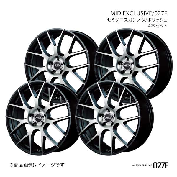 MID EXCLUSIVE/027F MX-30/MX-30EV DREJ3P/DRH3P アルミホイール4本セット【18×7.0J 5-114.3 INSET48 SGP】X18587057348GMP0×4