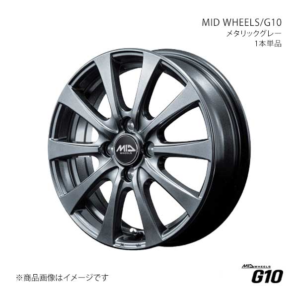 MID WHEELS/G10 アルミホイール1本【15×4.5J 4-100 INSET45 MGR】MID WHEELS/G10 L17B54543345010N×1|千歳交易 店