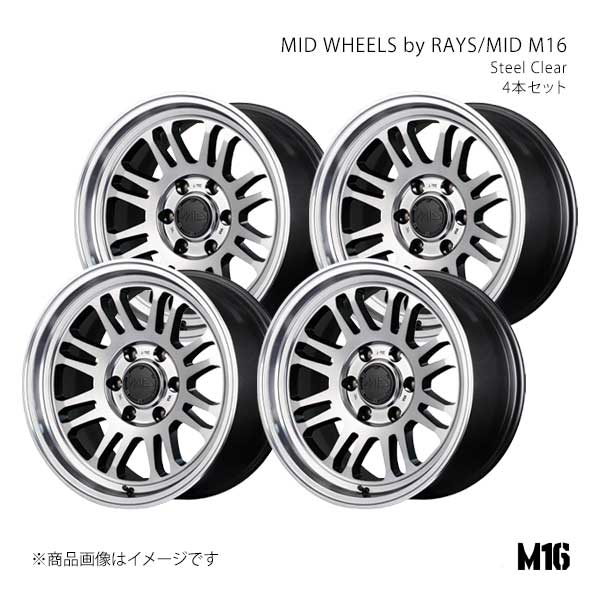 MID WHEELS by RAYS/MID M16 アルミホイール4本セット【18×9.0J 6-139.7 INSET0 STC】MID WHEELS by RAYS/MID M16 X2148906D2000300×4