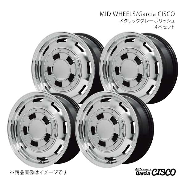 MID WHEELS/Garcia CISCO スペーシアカスタム/Z MK42S アルミホイール4本セット【15&times;4.5J 4-100 INSET45 MGP】Y2605606D333SB20&times;4｜千歳交易 店