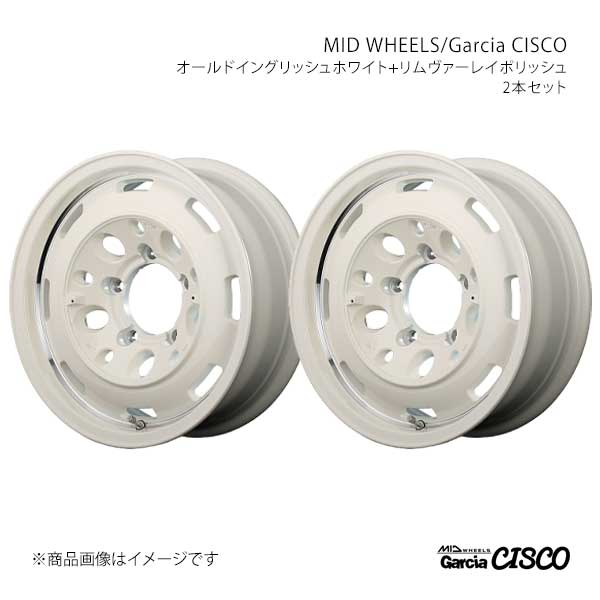MID WHEELS/ガルシアシスコ アルミホイール2本セット【14&times;4.5J 4-100 INSET45 WHV】MID WHEELS/Garcia CISCO Y26044543345WH20&times;2｜千歳交易 店