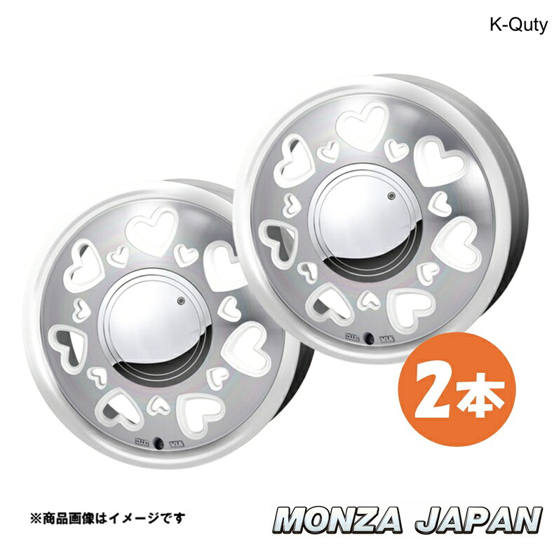 MONZA JAPAN K-Quty モコ MG33S ホイール 2本【15×4.5J 4-100 INSET43 WH】ケーキューティ QT-02×2 25,999円