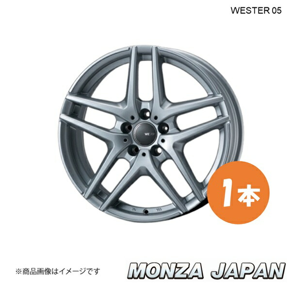 MONZA JAPAN WESTER S05 VOLKSWAGEN パサート/ヴァリアント 2.0 TSI Rライン ホイール 1本【17×7.0J 5-112 INSET40 シルバー】 TA-06