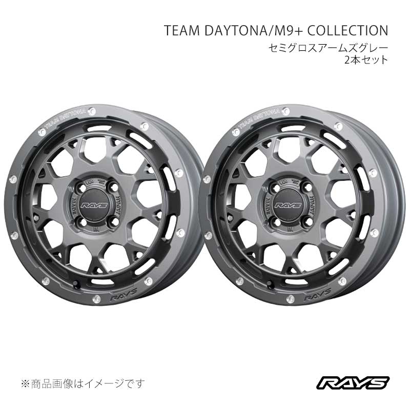 RAYS レイズ チームデイトナ M9プラス コレクション アースカラー アルミホイール2本セット【15×5J 4-100 INSET47 GOL】38285504792GOL×2