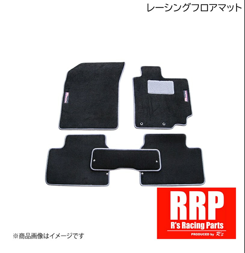 R's Racing/アールズレーシング RRP レーシングフロアマット ラバータイプ レッド ZC32S フロント2枚セット AT(CVT) SUZUKI/スズキ スイフトスポーツ AP-115R32F