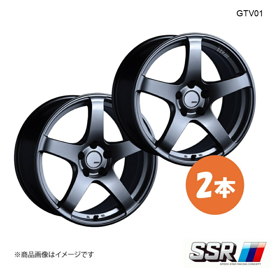 SSR エスエスアール GTV01 ホイール 2本 オデッセイHV RC4【17×7.0J 5-114.3 INSET50 グラファイトガンメタ】|千歳交易 店