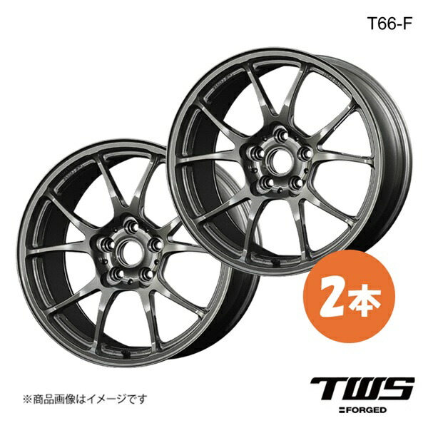 TWS ティーダブリューエス T66-F ホイール 2本【18×11.0J 5/130 INSET44 グロスガンメタ(GGM)】