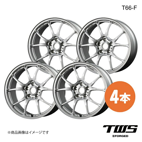 TWS ティーダブリューエス T66-F ホイール 4本【18×11.0J 5/130 INSET44 グロスシルバー(GS)】|千歳交易 店