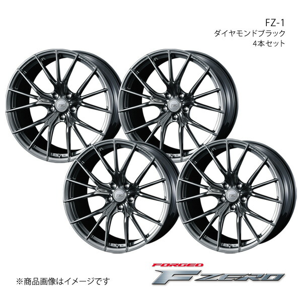 F ZERO/FZ-1 ヴェルファイア 40系 アルミホイール4本セット【21×10.0J5-120 INSET30 ダイヤモンドブラック】0038995×4