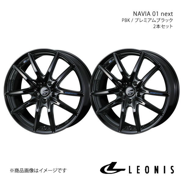 LEONIS/NAVIA 01 next IS 30系 アルミホイール2本セット【16&times;6.5J 5-114.3 INSET40 PBK】0039686&times;2｜千歳交易 店