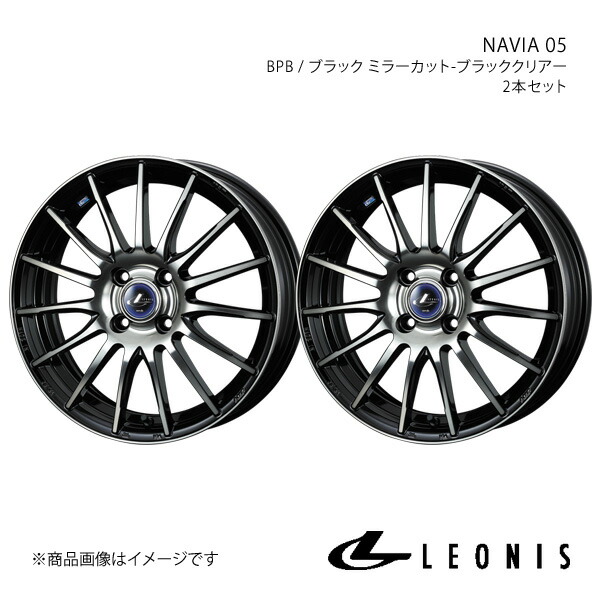 LEONIS/NAVIA 05 バレーノ WB32S アルミホイール2本セット【17×6.5J 4-100 INSET50 BPB】0036263×2
